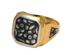 Серебряное кольцо «Перстень»